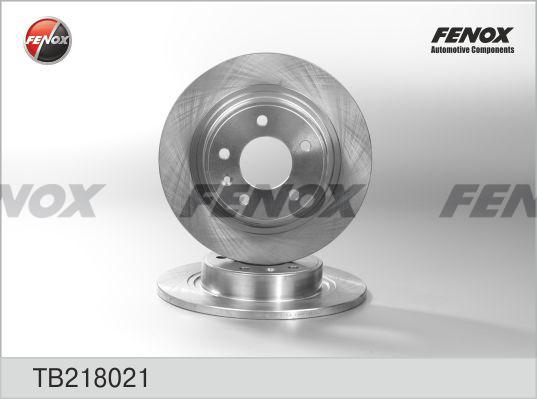 Fenox TB218021 - Гальмівний диск autozip.com.ua