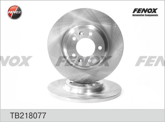 Fenox TB218077 - Гальмівний диск autozip.com.ua