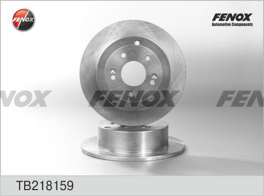 Fenox TB218159 - Гальмівний диск autozip.com.ua