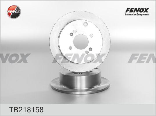 Fenox TB218158 - Гальмівний диск autozip.com.ua