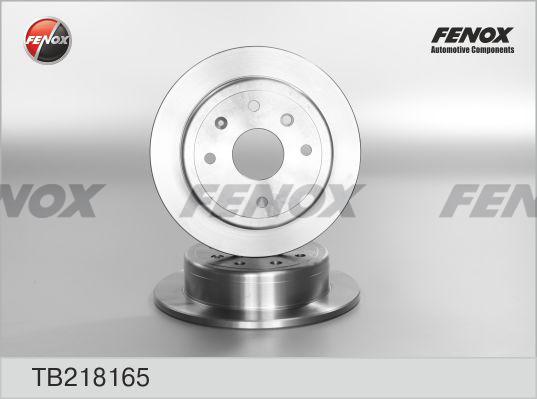 Fenox TB218165 - Гальмівний диск autozip.com.ua