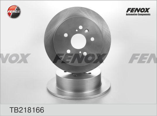 Fenox TB218166 - Гальмівний диск autozip.com.ua