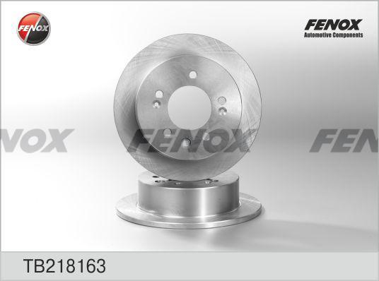 Fenox TB218163 - Гальмівний диск autozip.com.ua