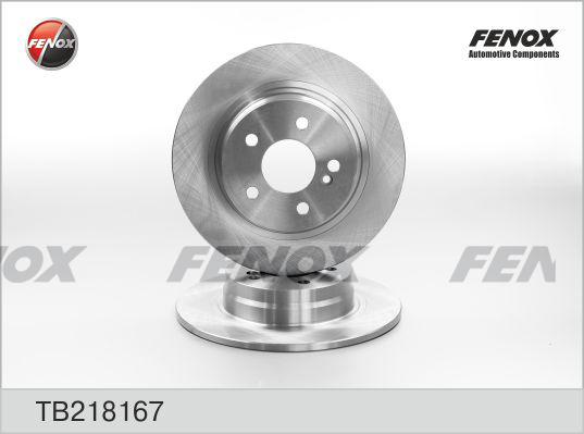 Fenox TB218167 - Гальмівний диск autozip.com.ua