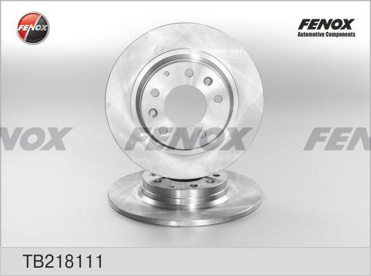 Fenox TB218111 - Гальмівний диск autozip.com.ua