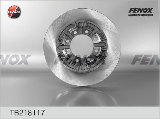 Fenox TB218117 - Гальмівний диск autozip.com.ua