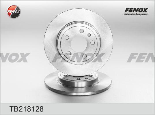 Fenox TB218128 - Гальмівний диск autozip.com.ua