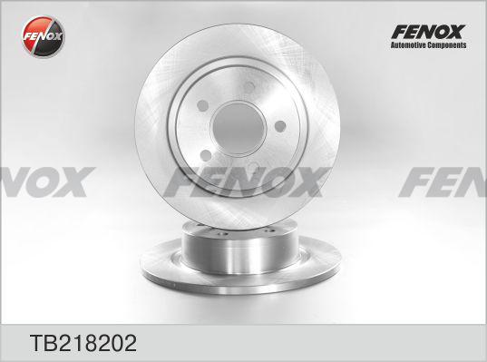 Fenox TB218202 - Гальмівний диск autozip.com.ua