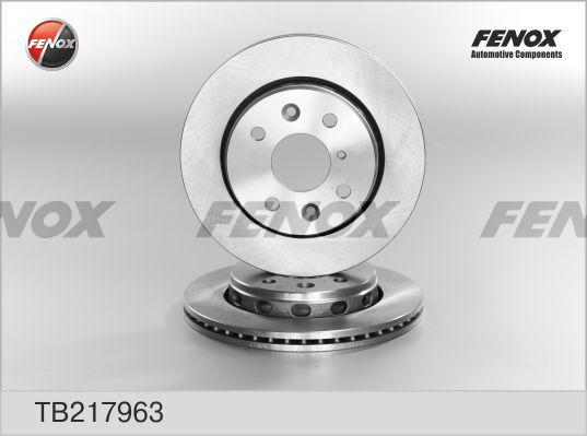 Fenox TB217963 - Гальмівний диск autozip.com.ua