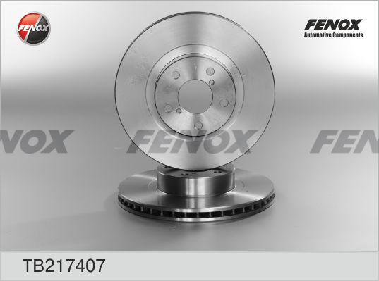 Fenox TB217407 - Гальмівний диск autozip.com.ua