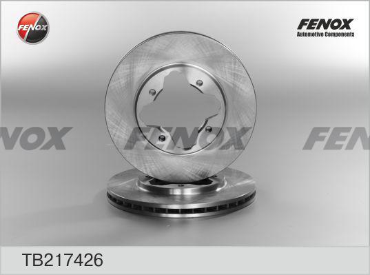 Fenox TB217426 - Гальмівний диск autozip.com.ua