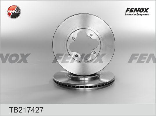 Fenox TB217427 - Гальмівний диск autozip.com.ua