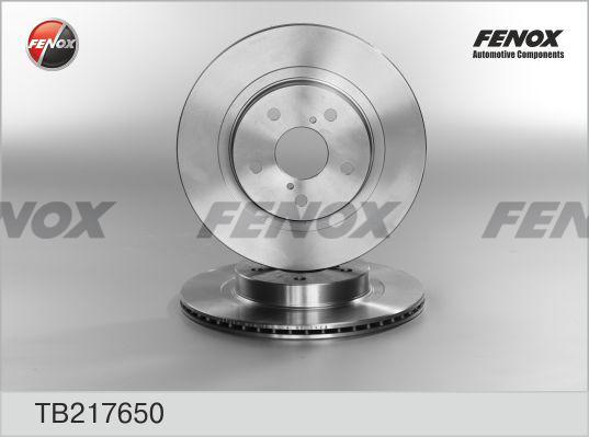 Fenox TB217650 - Гальмівний диск autozip.com.ua