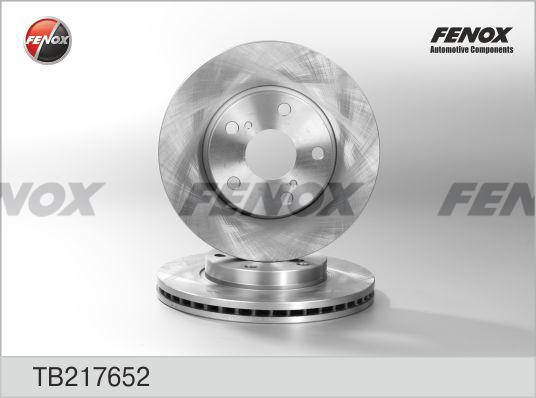 Fenox TB217652 - Гальмівний диск autozip.com.ua