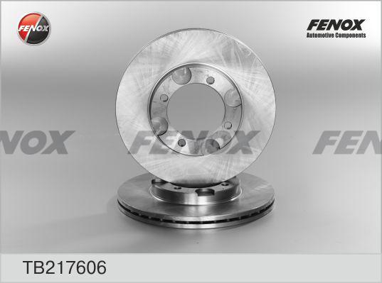 Fenox TB217606 - Гальмівний диск autozip.com.ua
