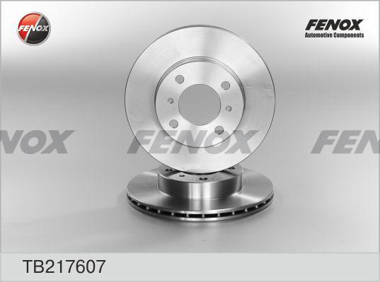 Fenox TB217607 - Гальмівний диск autozip.com.ua