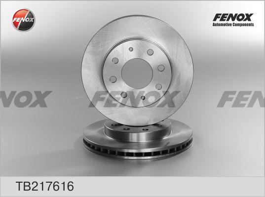 Fenox TB217616 - Гальмівний диск autozip.com.ua