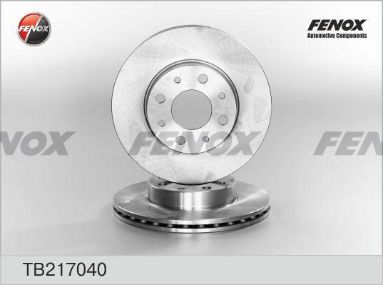 Fenox TB217040 - Гальмівний диск autozip.com.ua