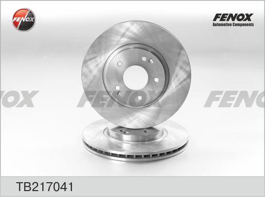 Fenox TB217041 - Гальмівний диск autozip.com.ua