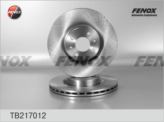 Fenox TB217012 - Гальмівний диск autozip.com.ua