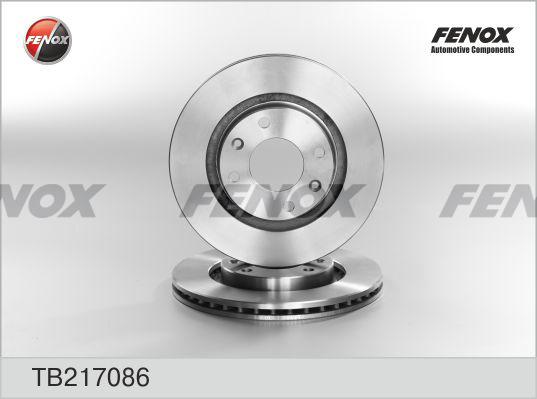 Fenox TB217086 - Гальмівний диск autozip.com.ua