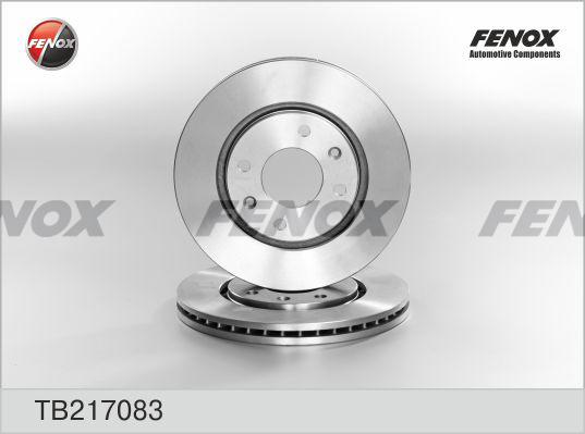 Fenox TB217083 - Гальмівний диск autozip.com.ua