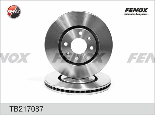 Fenox TB217087 - Гальмівний диск autozip.com.ua