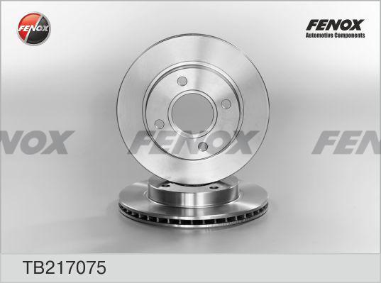 Fenox TB217075 - Гальмівний диск autozip.com.ua