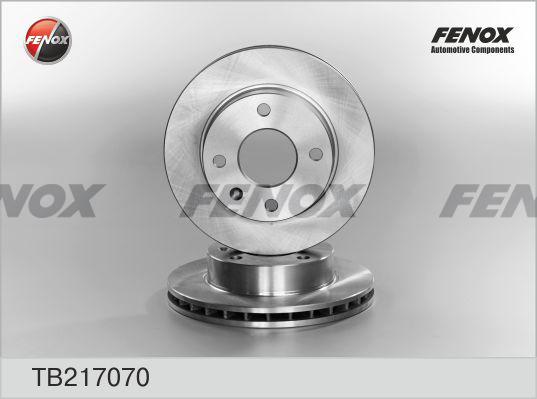 Fenox TB217070 - Гальмівний диск autozip.com.ua