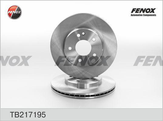 Fenox TB217195 - Гальмівний диск autozip.com.ua