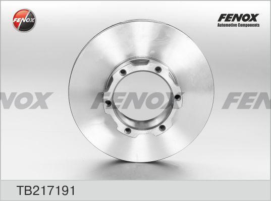 Fenox TB217191 - Гальмівний диск autozip.com.ua