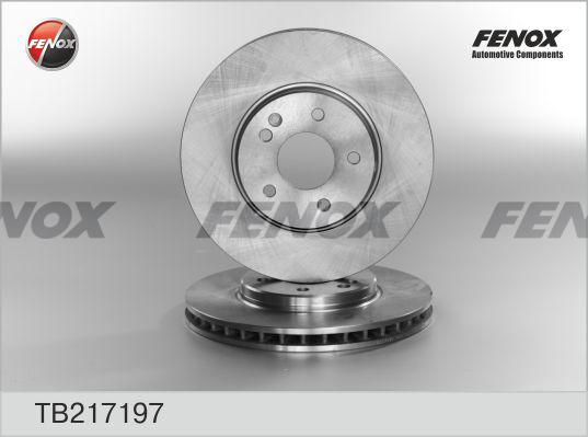 Fenox TB217197 - Гальмівний диск autozip.com.ua