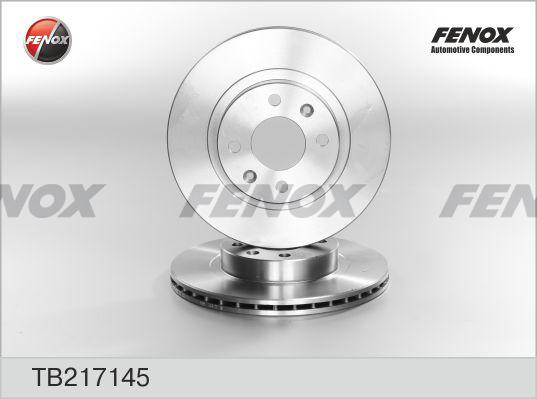 Fenox TB217145 - Гальмівний диск autozip.com.ua