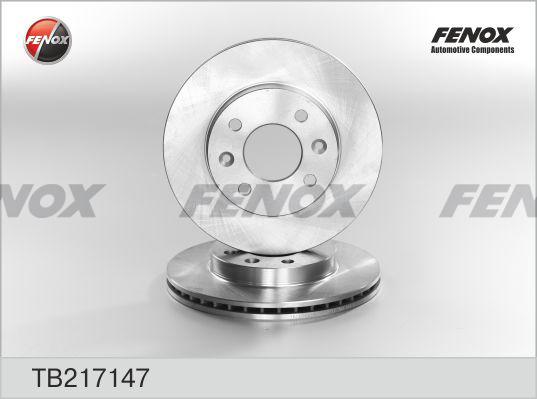 Fenox TB217147 - Гальмівний диск autozip.com.ua