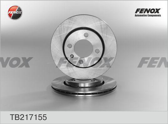 Fenox TB217155 - Гальмівний диск autozip.com.ua