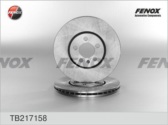 Fenox TB217158 - Гальмівний диск autozip.com.ua