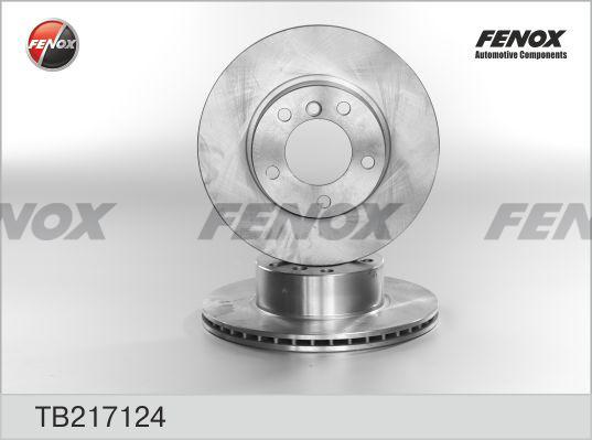 Fenox TB217124 - Гальмівний диск autozip.com.ua