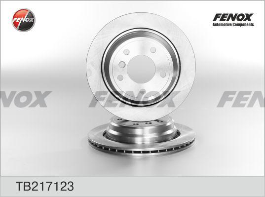 Fenox TB217123 - Гальмівний диск autozip.com.ua