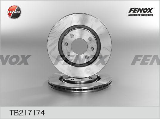 Fenox TB217174 - Гальмівний диск autozip.com.ua