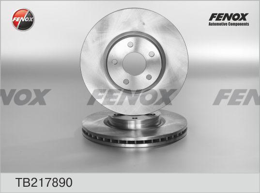 Fenox TB217890 - Гальмівний диск autozip.com.ua