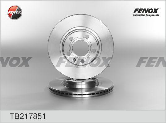 Fenox TB217851 - Гальмівний диск autozip.com.ua