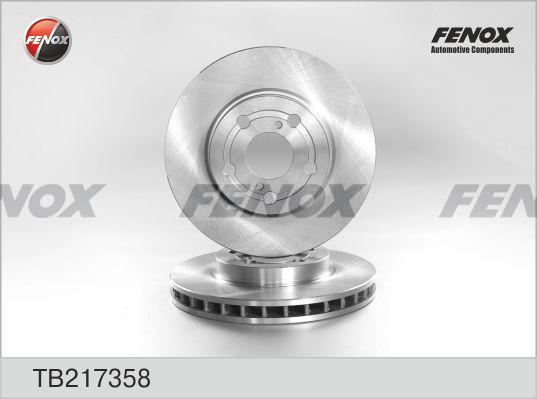 Fenox TB217358 - Гальмівний диск autozip.com.ua