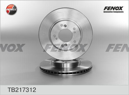Fenox TB217312 - Гальмівний диск autozip.com.ua