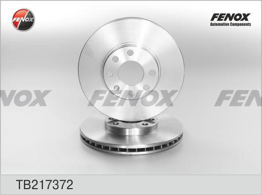Fenox TB217372 - Гальмівний диск autozip.com.ua