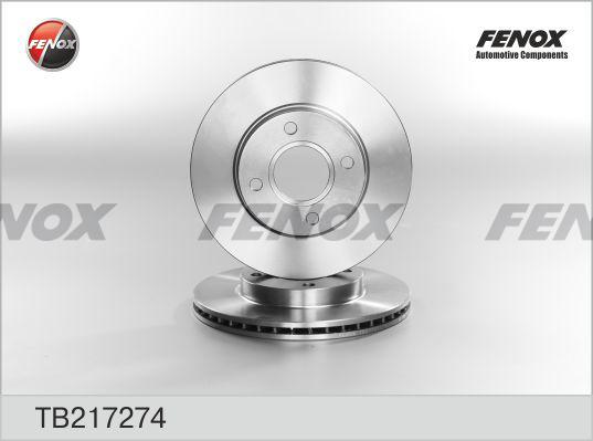 Fenox TB217274 - Гальмівний диск autozip.com.ua