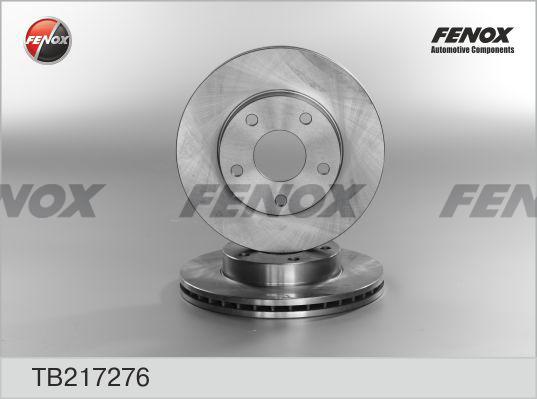 Fenox TB217276 - Гальмівний диск autozip.com.ua