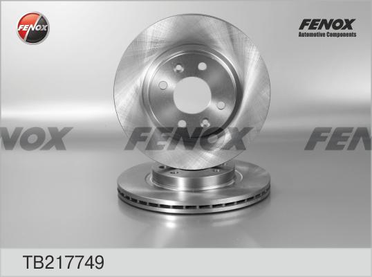 Fenox TB217749 - Гальмівний диск autozip.com.ua