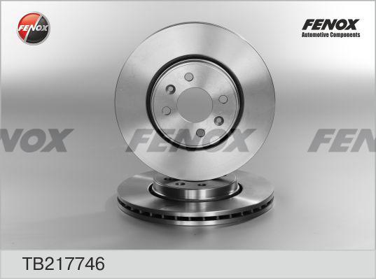 Fenox TB217746 - Гальмівний диск autozip.com.ua