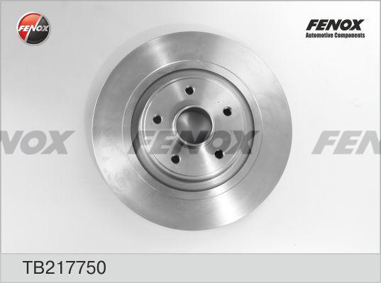 Fenox TB217750 - Гальмівний диск autozip.com.ua