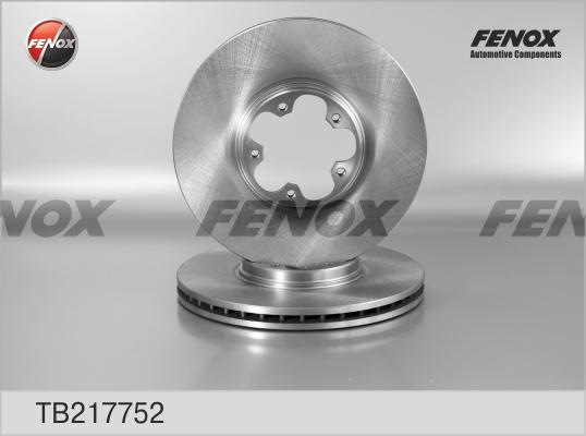 Fenox TB217752 - Гальмівний диск autozip.com.ua